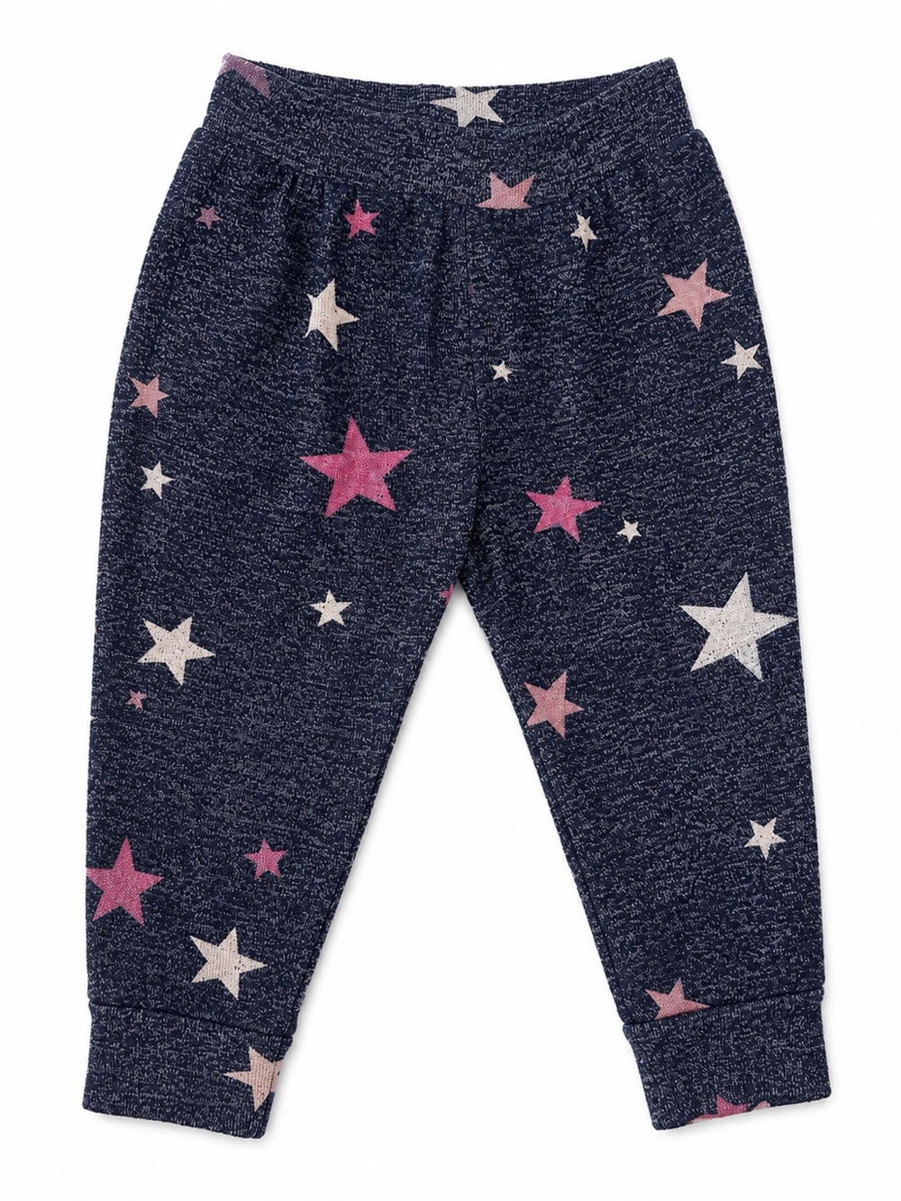GAP Navy Jogger Pajama Pants with Pink & White Stars